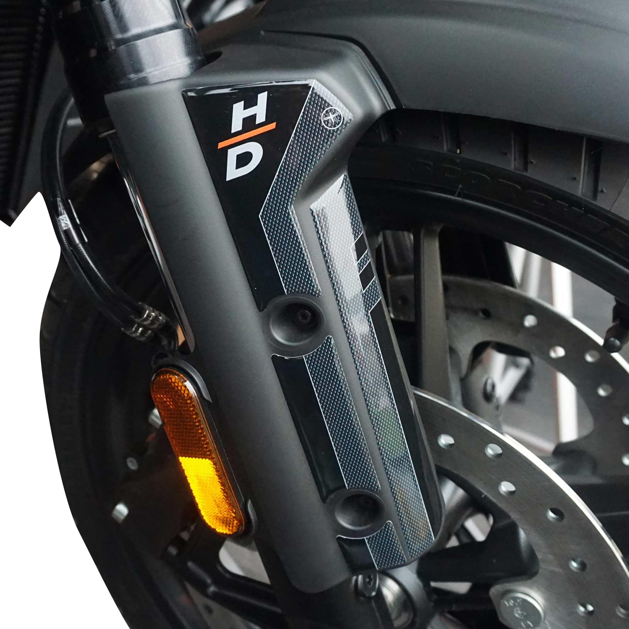 labelbike - 3D Stickers Front Mudguard Fork Protectors Motorcycles compatible with Harley Davidson Pan America 1250 and 1250 Special 2020-2023 version