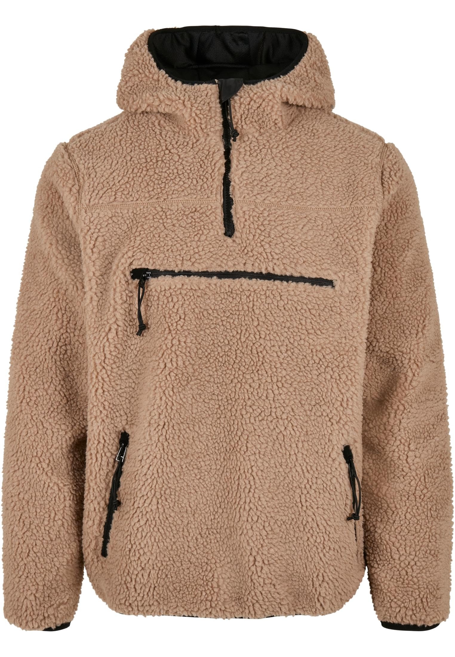 Brandit Teddy Windbreaker Uomo Giacca a Vento Nero