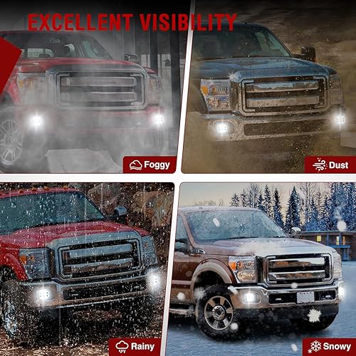 Vista 79 de Nilight Conjunto de luces antiniebla compatible con Ford Focus SVT 2002 2003 2004 2005 2006 Ford Focus SVT 2005-2007 Ford Escape 2003-2004 Ford Ford