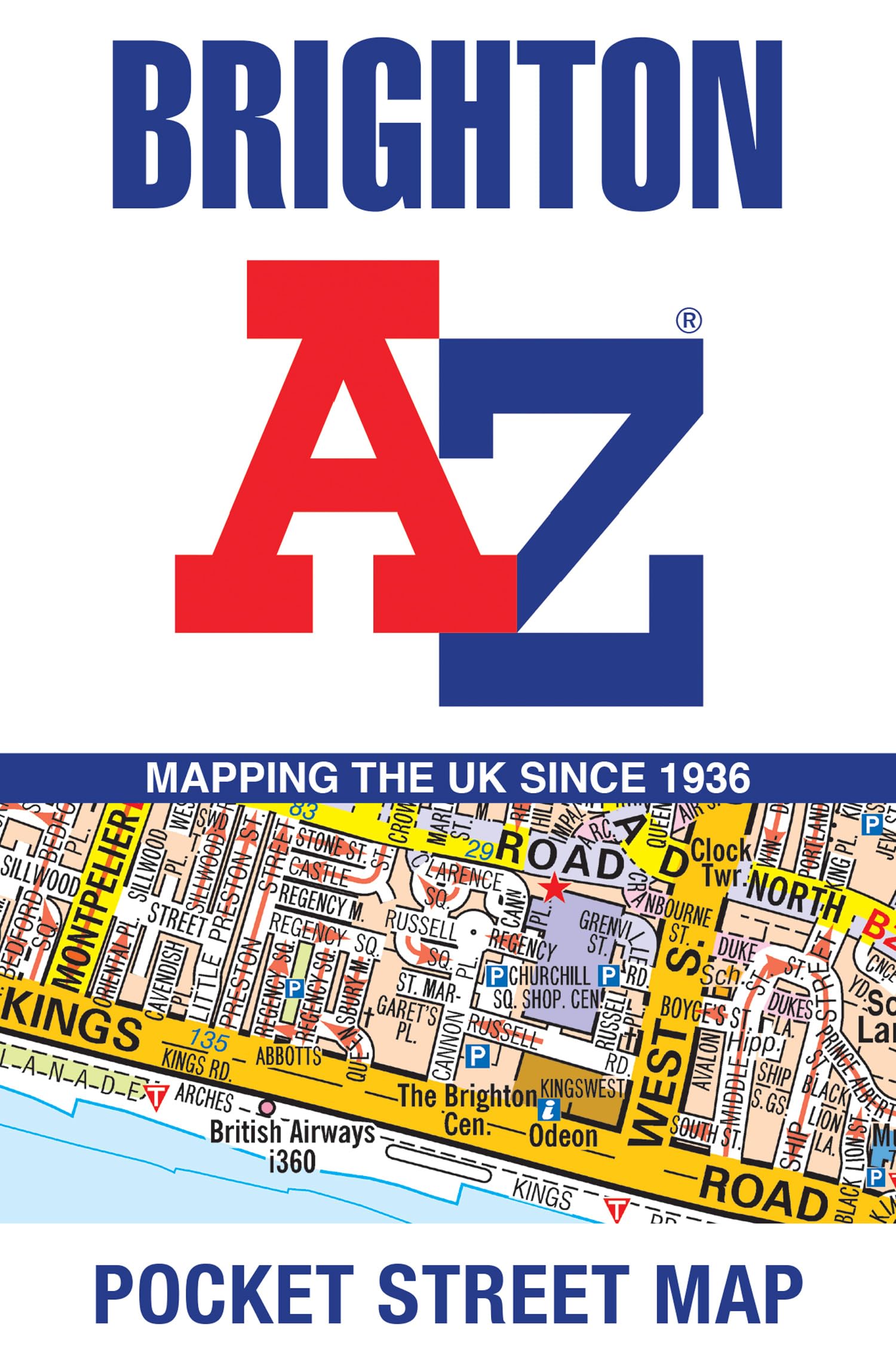 Brighton A-Z Pocket Street Map: Accurate street map for easy navigation