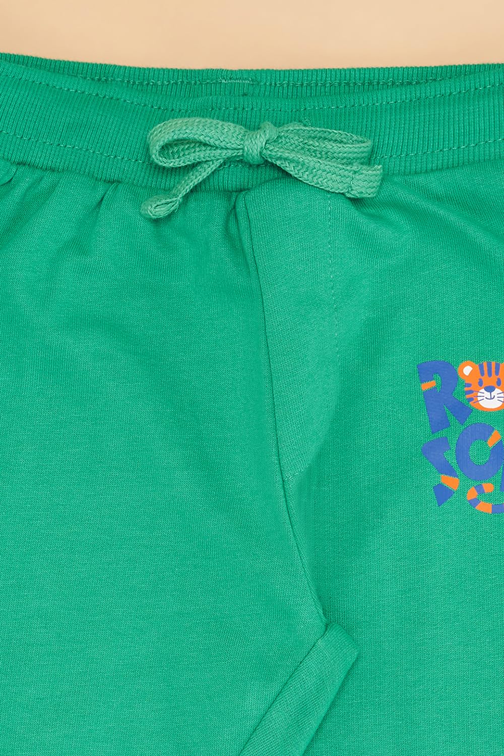 Pantaloons Baby Baby Boy's Regular Fit Joggers (110151434003_Holly Green - Image 3 thumbnail