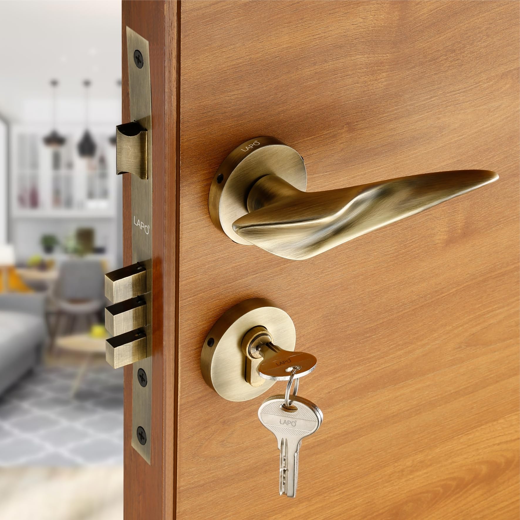 LAPO Mortise Lock - Secure & Stylish Door Lock -9