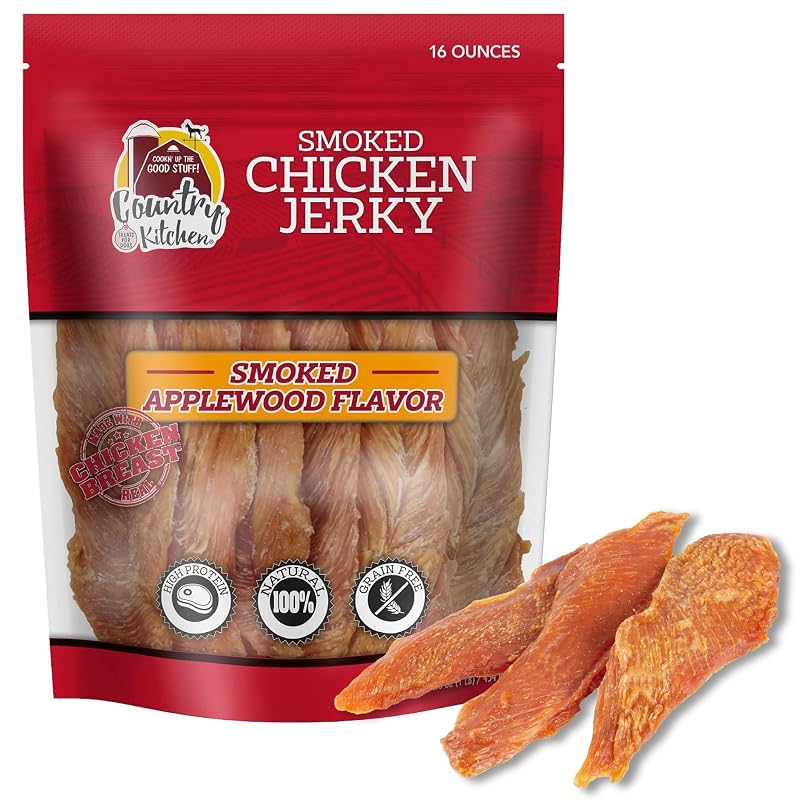 Petisco de Frango Defumado Applewood para Cães Country Kitchen, 454 g