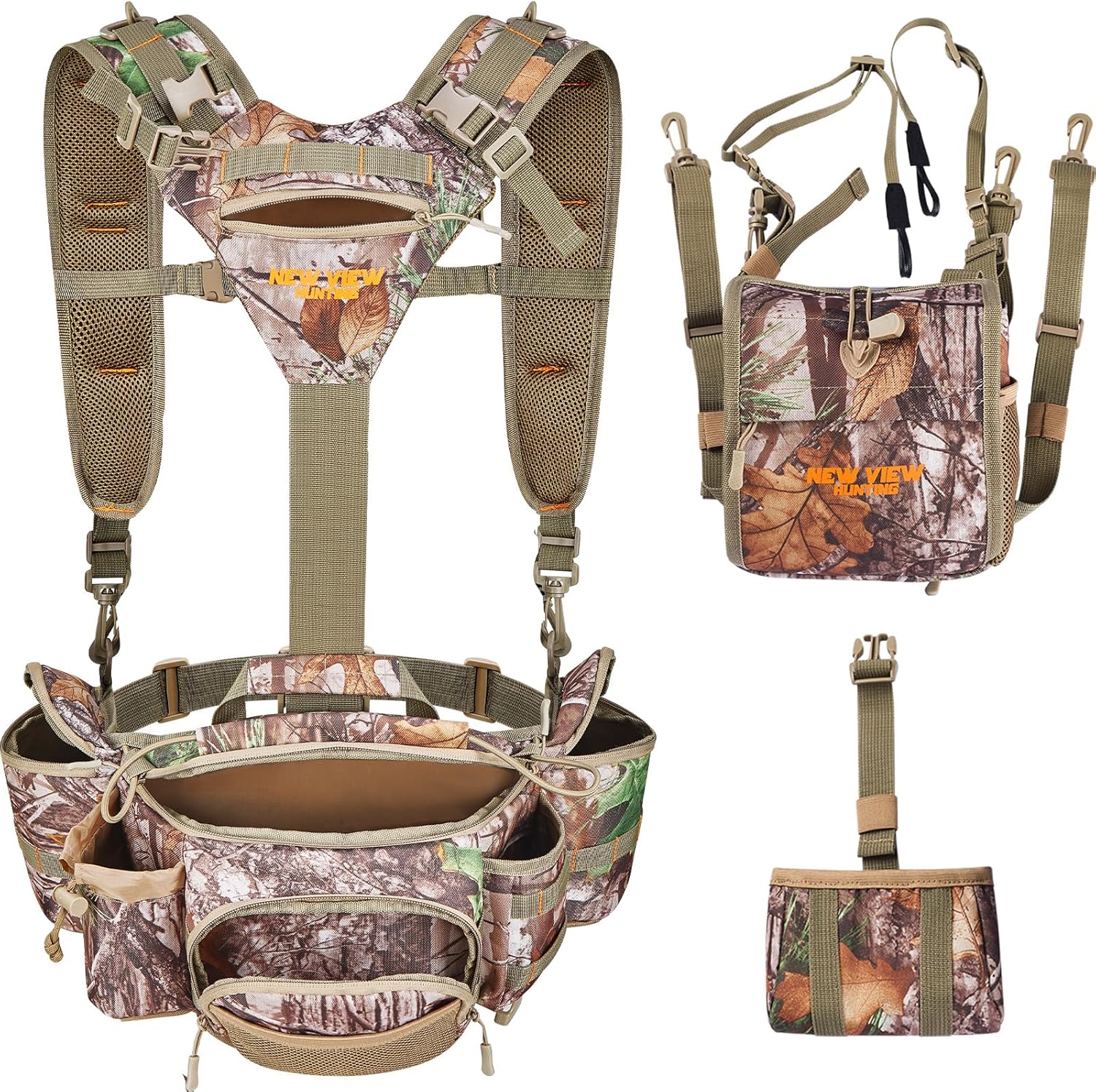 NEW VIEW Hunting Fanny Waist Pack for Men & Bino Harness