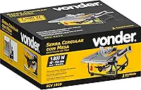 Vonder, Serra Circular Com Mesa, 10", 1.800 W, 127 V~, Scv 1810.