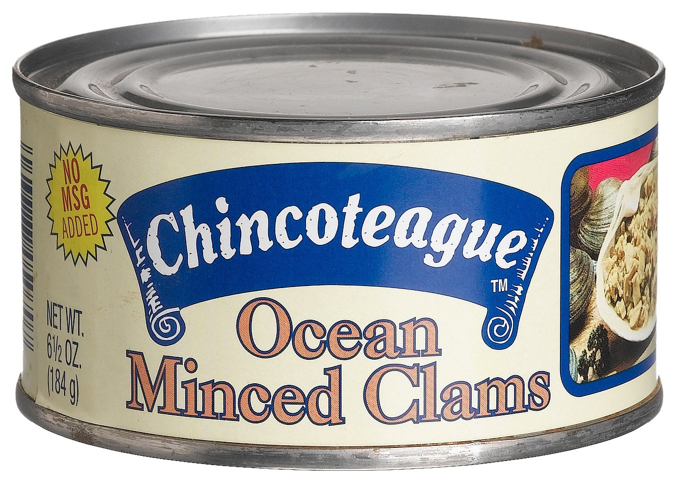 Chincoteague Seafood Minced Ocean Clams, 6.5Ounce Cans