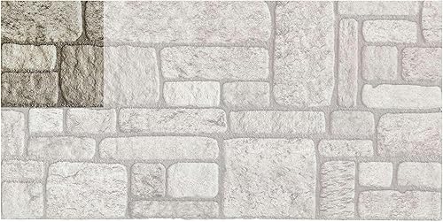 IZODEKOR Paneles de pared con efecto ladrillo 3D, revestimiento, aspecto de piedra, paneles de espuma de poliestireno para sala de estar, cocina,