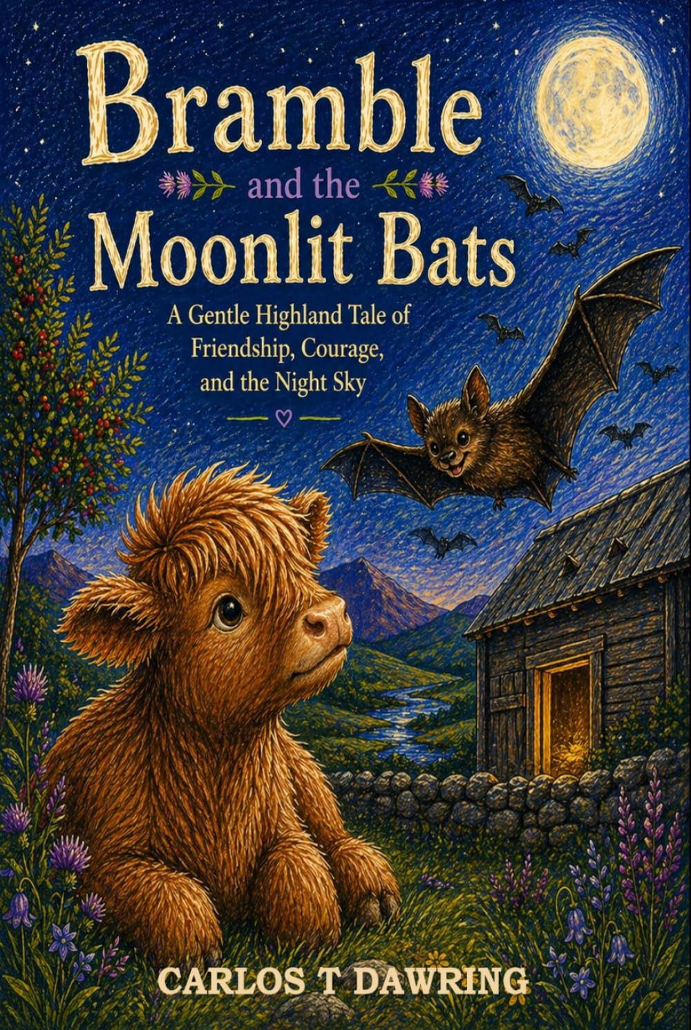 Bramble and the Moonlit Bats: A Gentle Highland Tale of Friendship, Courage, and the Night Sky (The Brave Little Animal Tales)