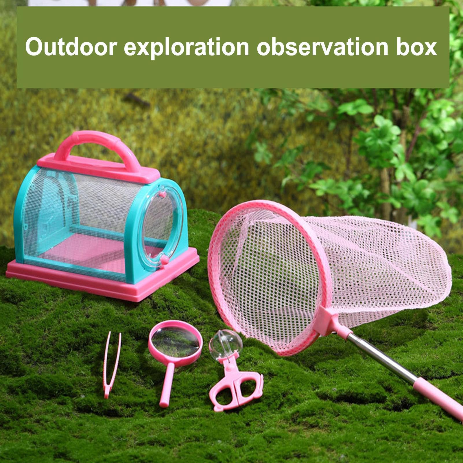 Kit D'exploration De La Nature Pour – Boîte D'observation D'insectes Avec Outils, Vue Panoramique | Ensemble D'aventure En Plein Air Pour Le Camping, Jouet Scientifique Éducatif, Cadeau D'appr Kit D'exploration De La Nature Pour – Boîte D'observation D'insectes Avec Outils, Vue Panoramique | Ensemble D'aventure En Plein Air Pour Le Camping, Jouet Scientifique Éducatif, Cadeau D'appr