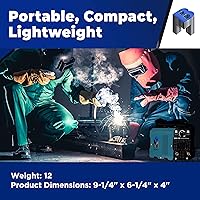 Vista 7 de Soldador de varilla - Máquina de soldadura inversora MMA Fuerza de arco, soldadores antiadherentes Soldador portátil compacto - Doble voltaje