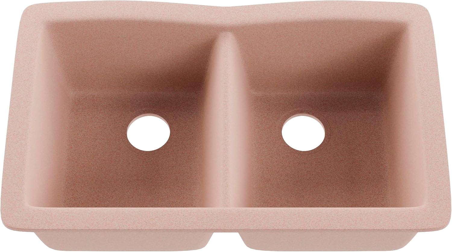 Double Bowl Undermount Granite Composite Kitchen Sink in Wheat