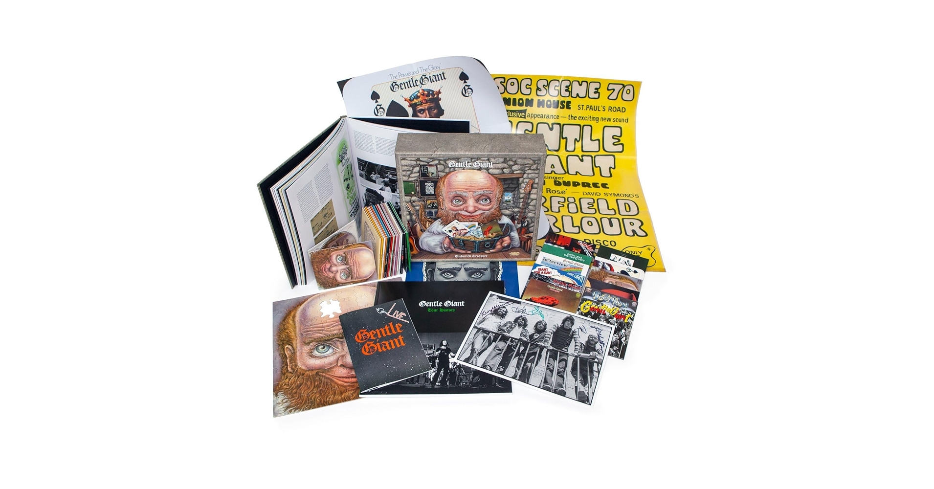 Gentle Giant 「Unburied Treasure」限定BOXセット Gentle Giant – Unburied Treasure – Box Set (Compilation