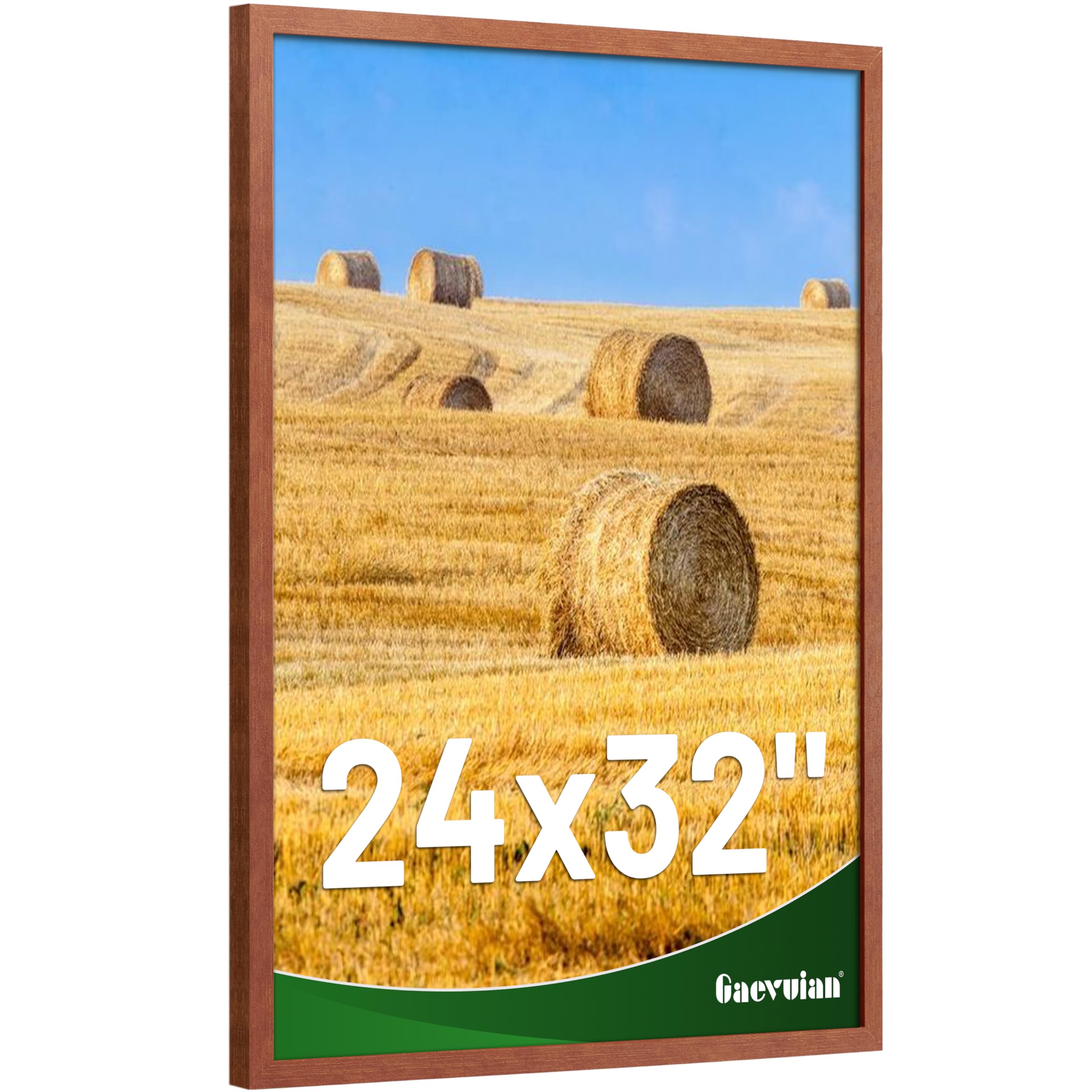 24x32 Distressed Farmhouse Wood Texture Frame