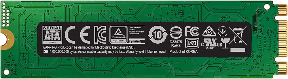 Samsung EVO 860 1TB SATA M.2-2280 Internal Solid State Drive with V-NAND Technology thumbnail 3