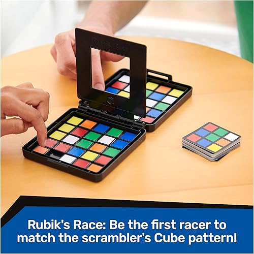 Miniatura 3 de Rubik's Pack & Go, paquete de 3 juegos Race Flip Capture 2 jugadores secuencia juegos de mesa 3D rompecabezas juego de viaje, juego de regalo, para