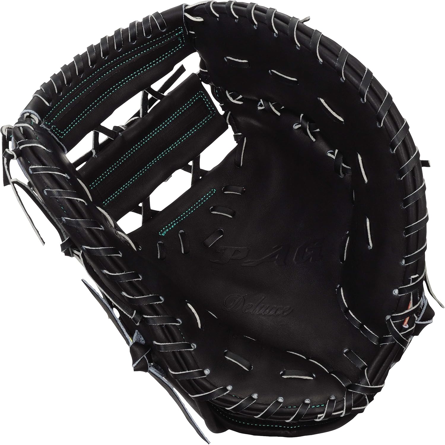 HI-Gold PAG-F100 PAG Deluxe Series First-Base Mitt, Black
