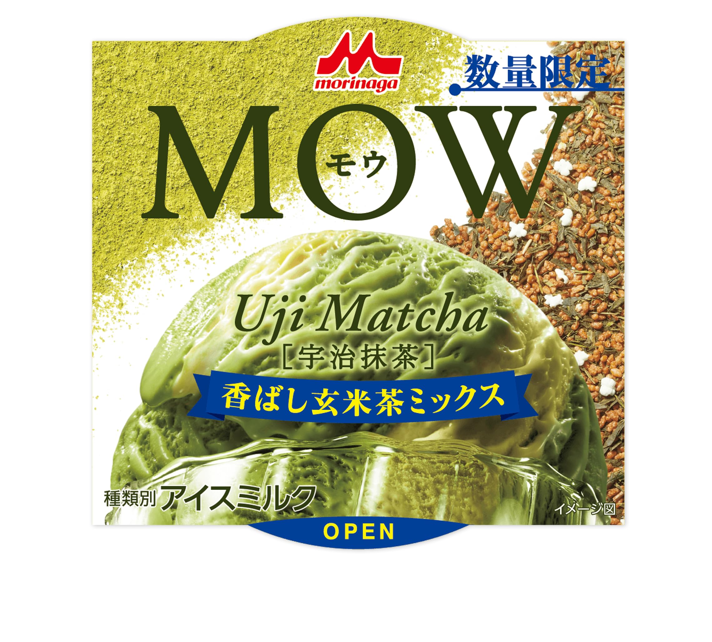 Amazon.co.jp: 森永乳業 MOW 宇治抹茶 香ばし玄米茶ミックス140ml