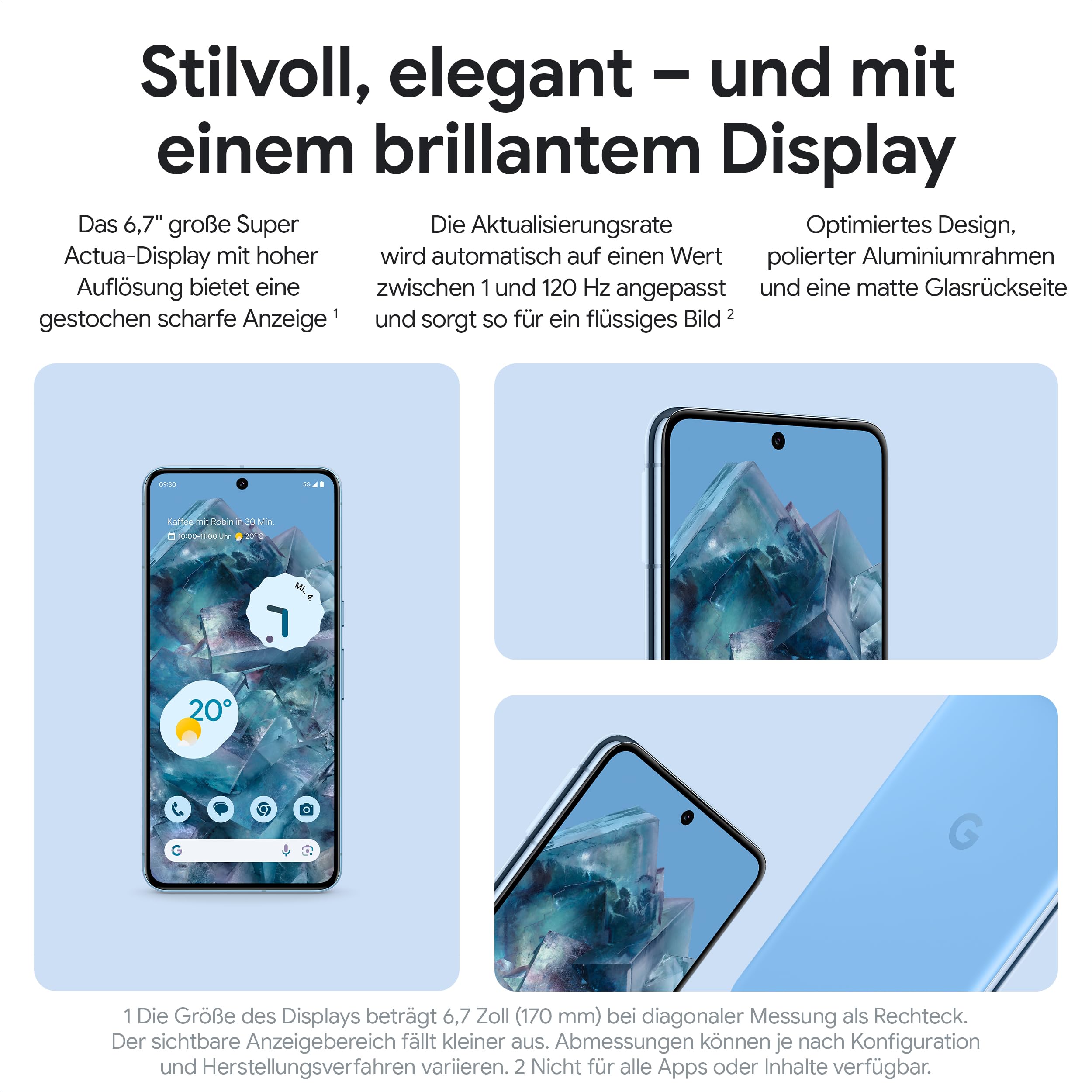 Google Pixel 8 Pro – Android Smartphone ohne SIM-Lock mit