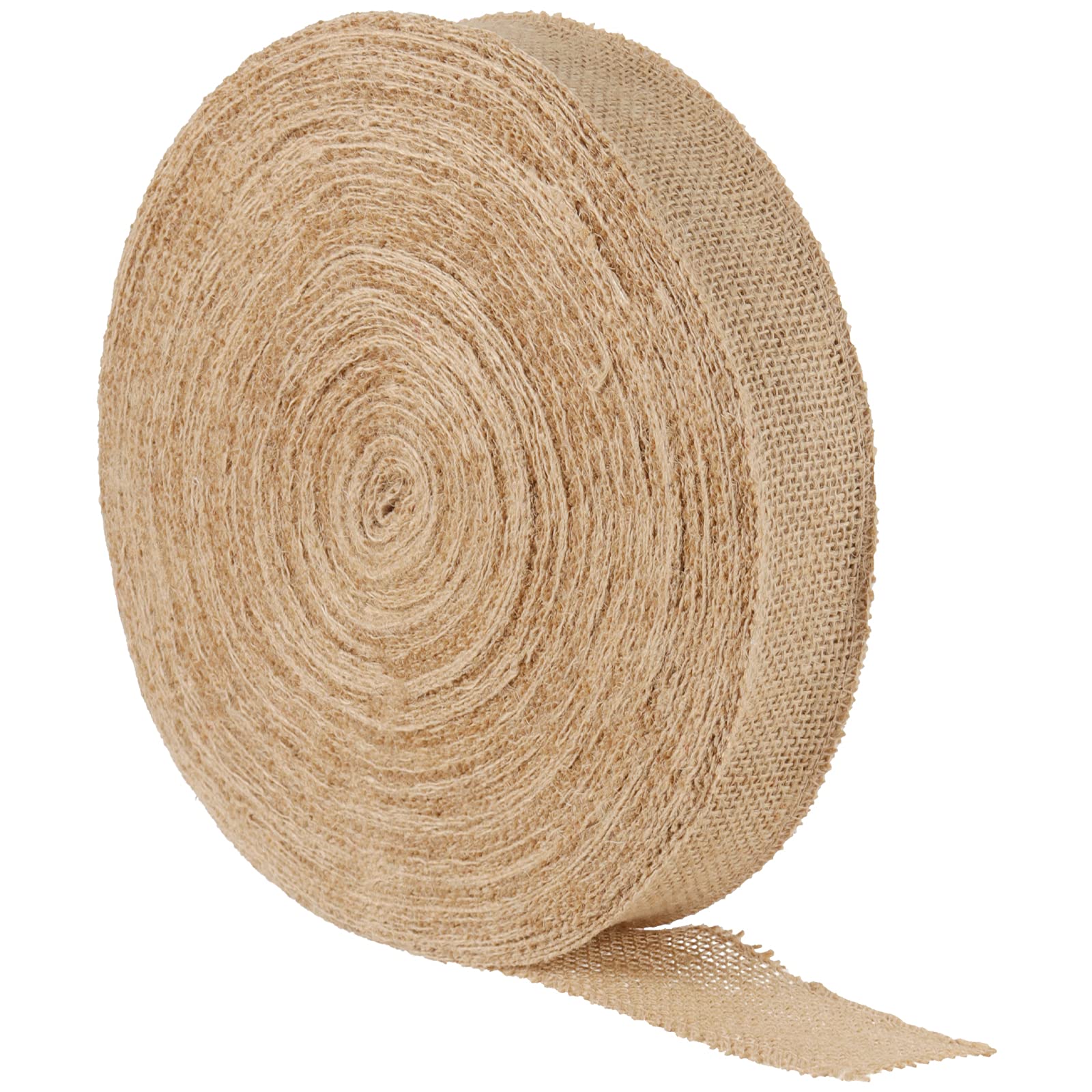 Ruban toile de jute naturelle 48m pour éviter les raccords et réussir vos décors de mariage