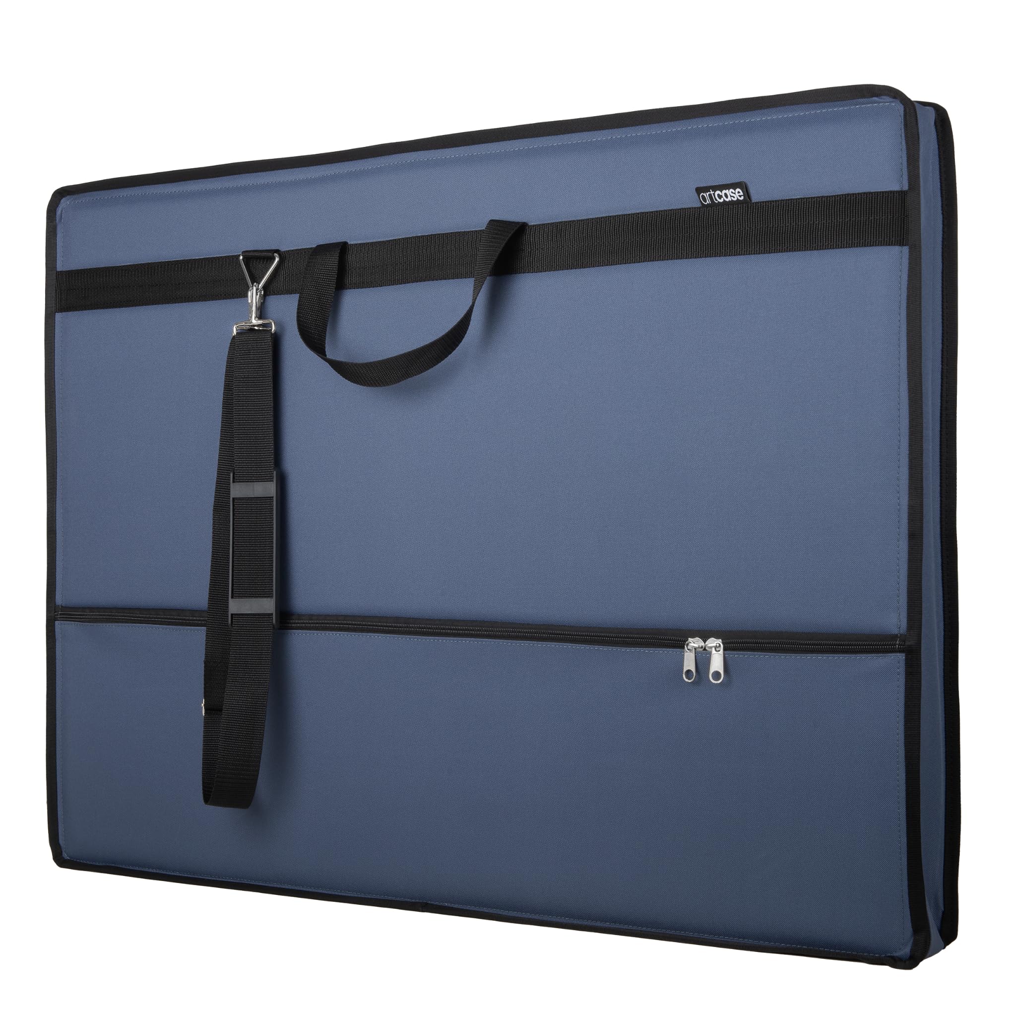 Le'arte Artcase Max DIN A1 - Funda tipo cartera de artistas, tapa dura, carpeta de dibujo A1, bolsa de transporte de documentos, 90 x 66 x 8 cm, resistente al agua, poliéster, formato grande, tapa dur