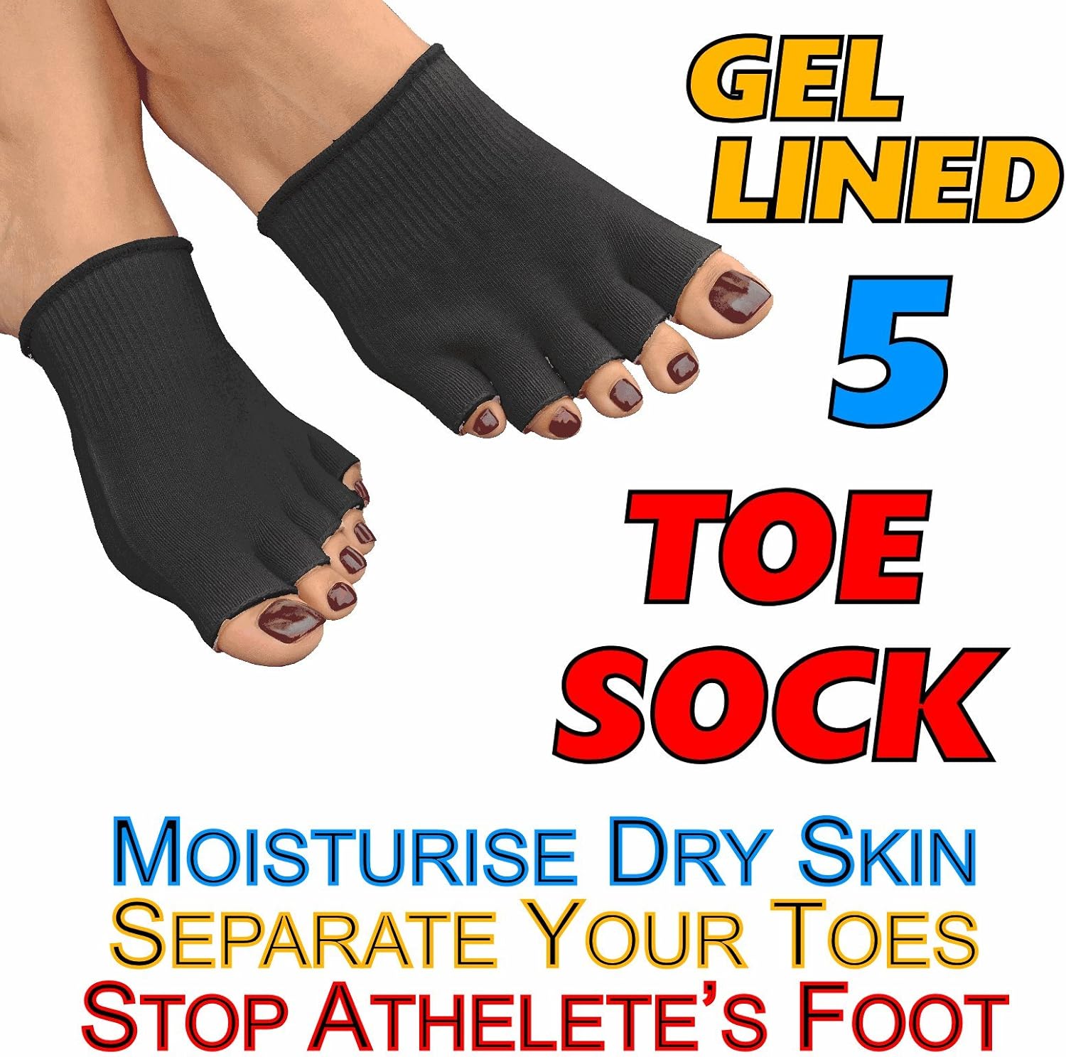 Medipaq® Gel Toe Socks Orthopaedic Socks Cushion Your Feet