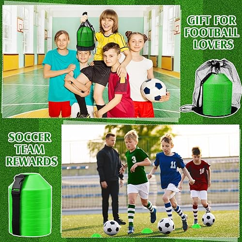 Miniatura 4 de Hanaive 100 mini conos de fútbol para taladros deportivos de 5 pulgadas, conos de disco de agilidad con accesorios para entrenamiento de fútbol