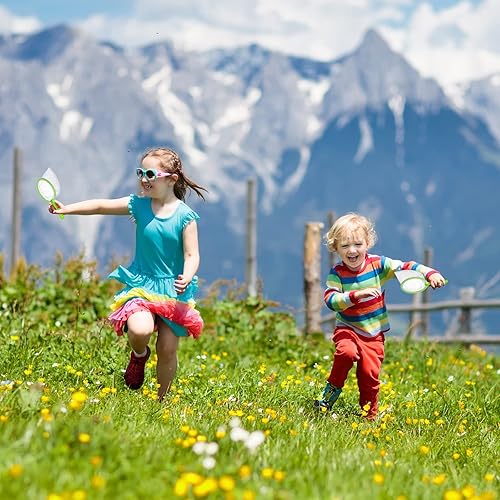 Miniatura 7 de Jexine 50 piezas de lupa para insectos, visor de insectos, red de mariposa, contenedor de lupa para insectos, jaula de insectos para niños,