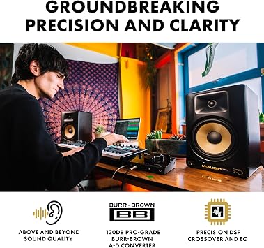 M-AUDIO Forty Eighty 8 Studio Monitor Speaker