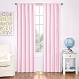 ECLIPSE Blackout Thermal Rod Pocket Window Curtain for Bedroom or Nursery (1 Panel)