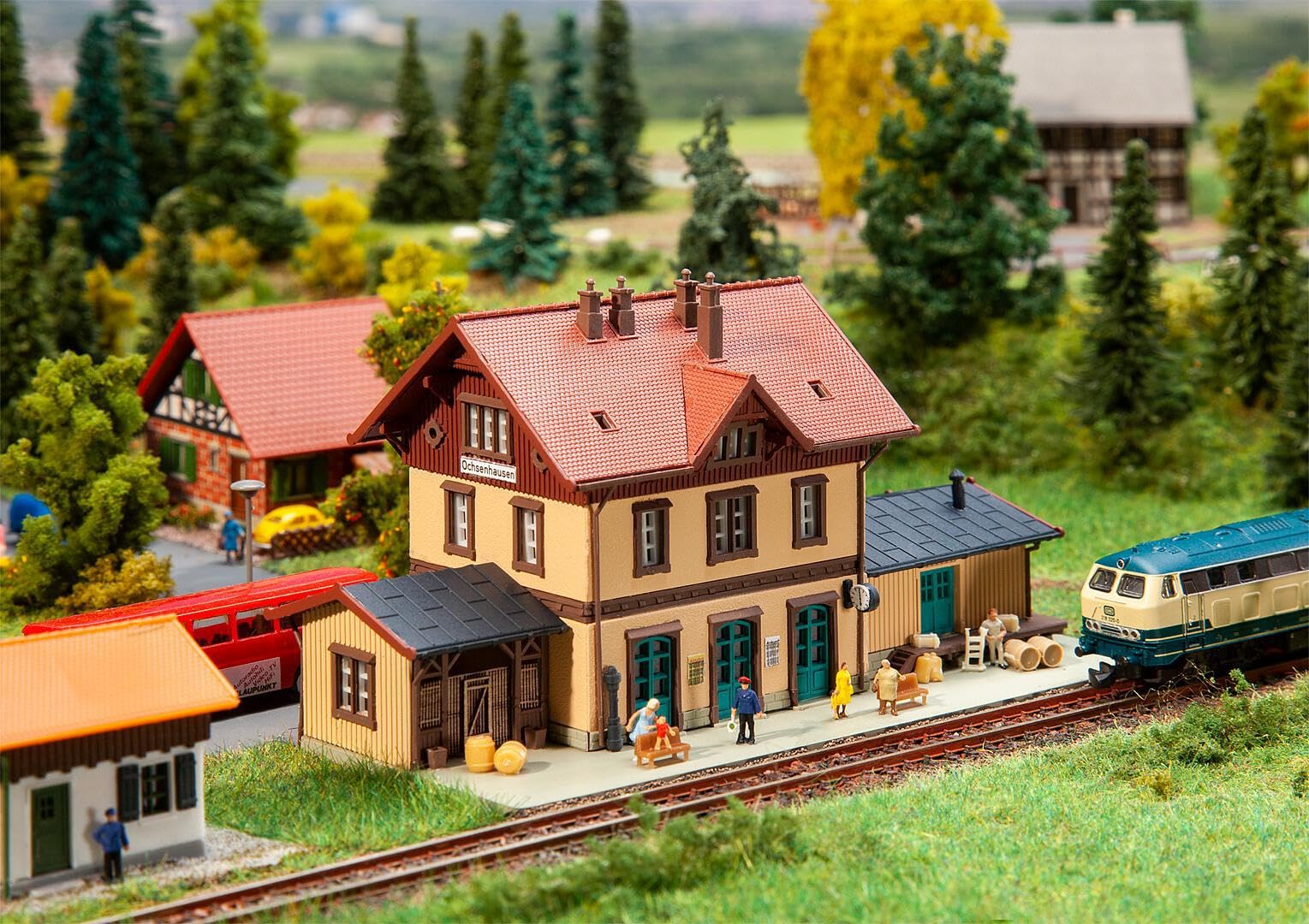 Faller FA282709 Stazione di Ochsenhausen, Multicolore