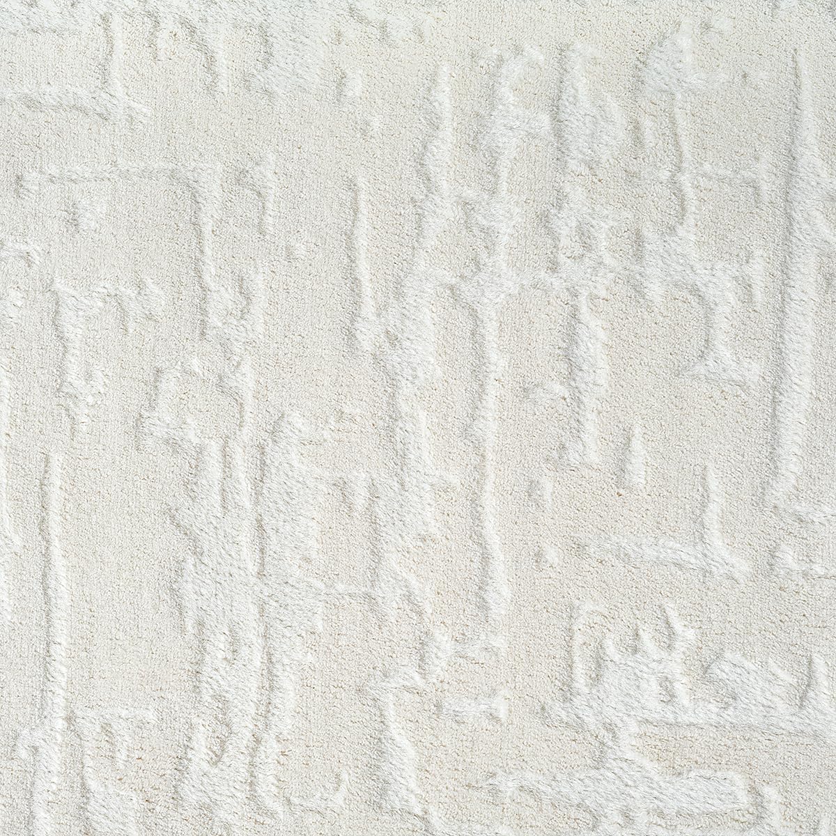 the carpet Rio - Moderner Kurzflor Teppich, weicher und pflegeleichter Anti-Rutsch-Teppich mit 3D-Optik, robust, für Wohnzimmer und Schlafzimmer, Creme, 160 x 220 cm