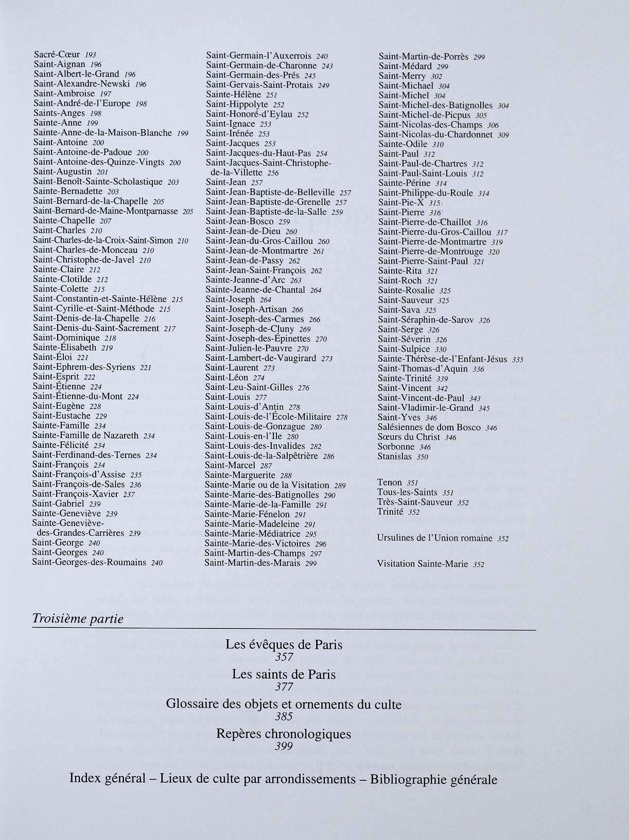 Le Dictionnaire des églises de Paris