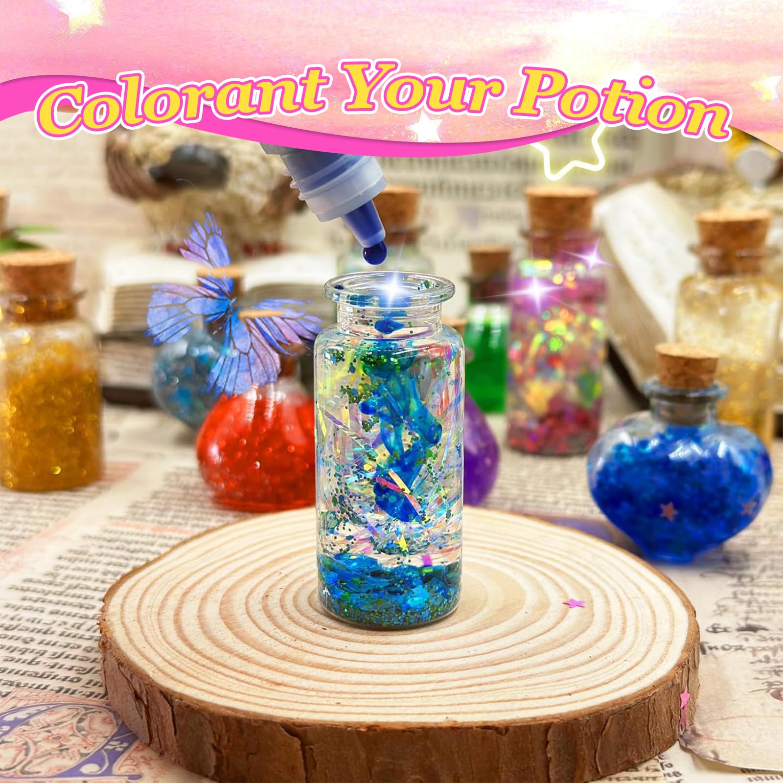 Ensemble de potions magiques pour enfants, cadeau créatif bricolage, kits de potions