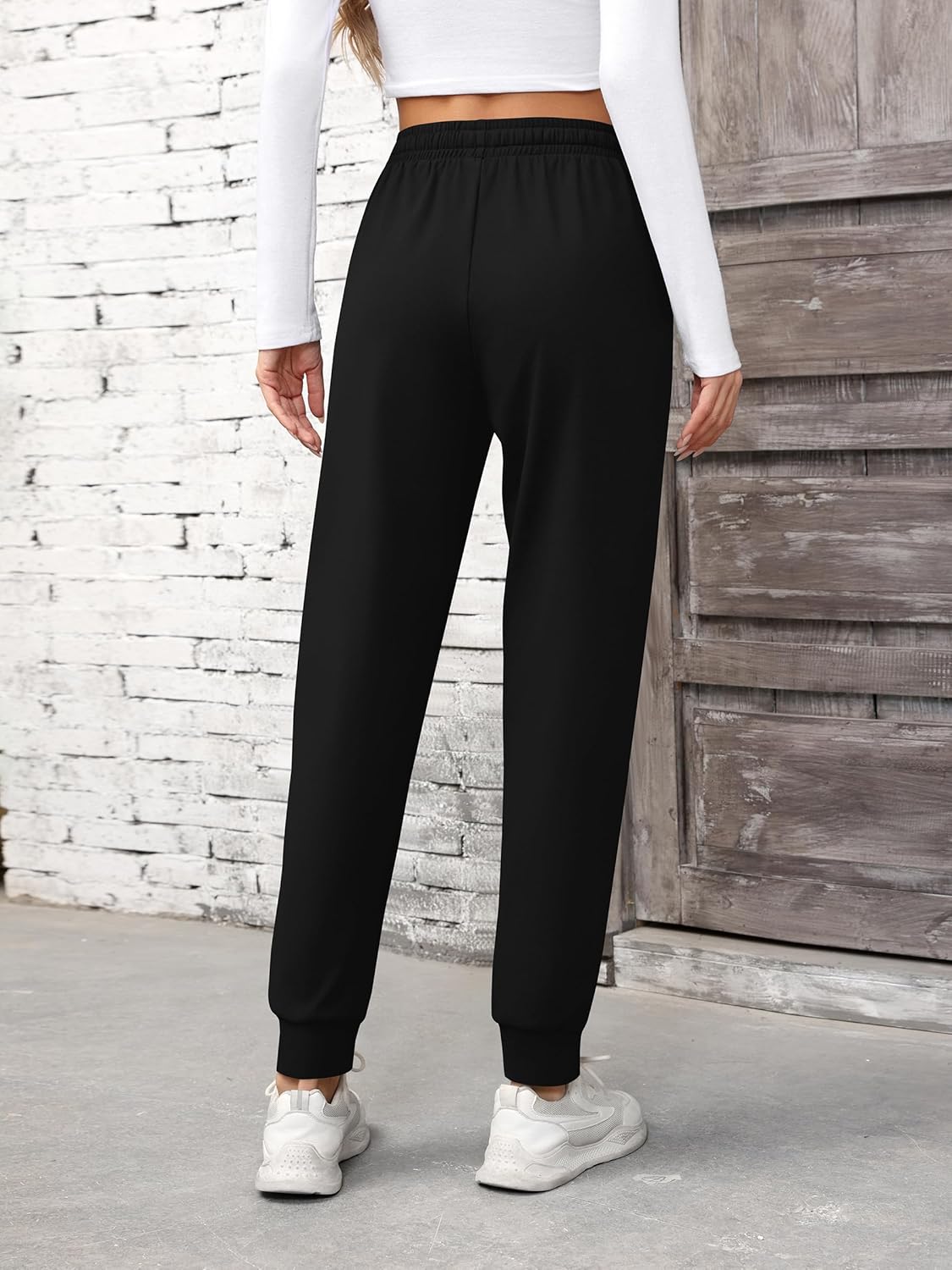 Missufe Sweatpants Women Workout Lounge Joggers Athletic Cinch Bottom Pants with Pockets - Image 3