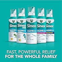 Vista 11 de Vicks Sinex Spray nasal hidratante salino, con aloe, niebla ultrafina sin medicamentos, limpia la congestión sinusal diaria rápida, elimina