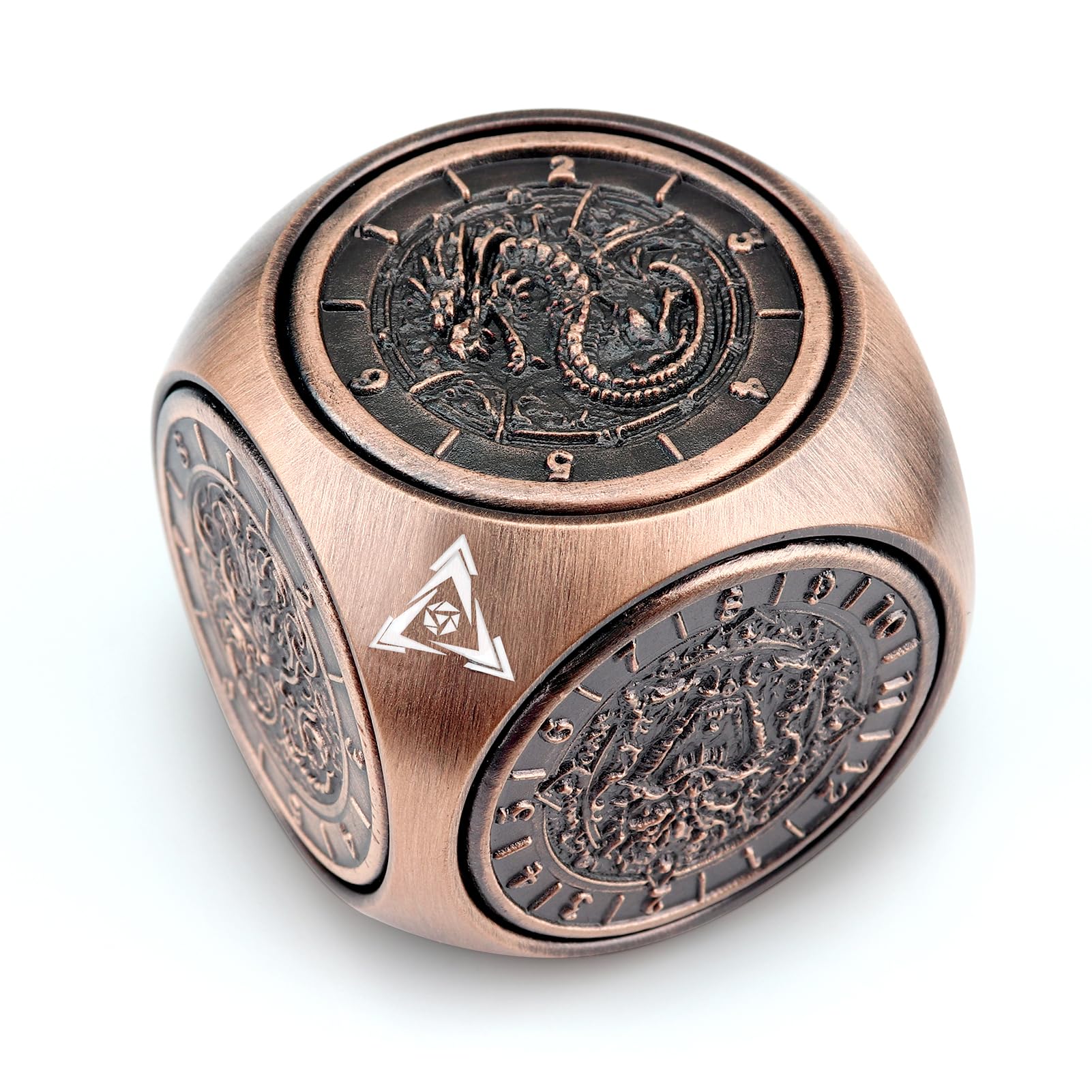 Haxtec Spinner Dice 7-in-1 Metal DND Dice Set Unique Dice Spinner Goblins Metal D&D Die for Dungeons and Dragons DND Gifts