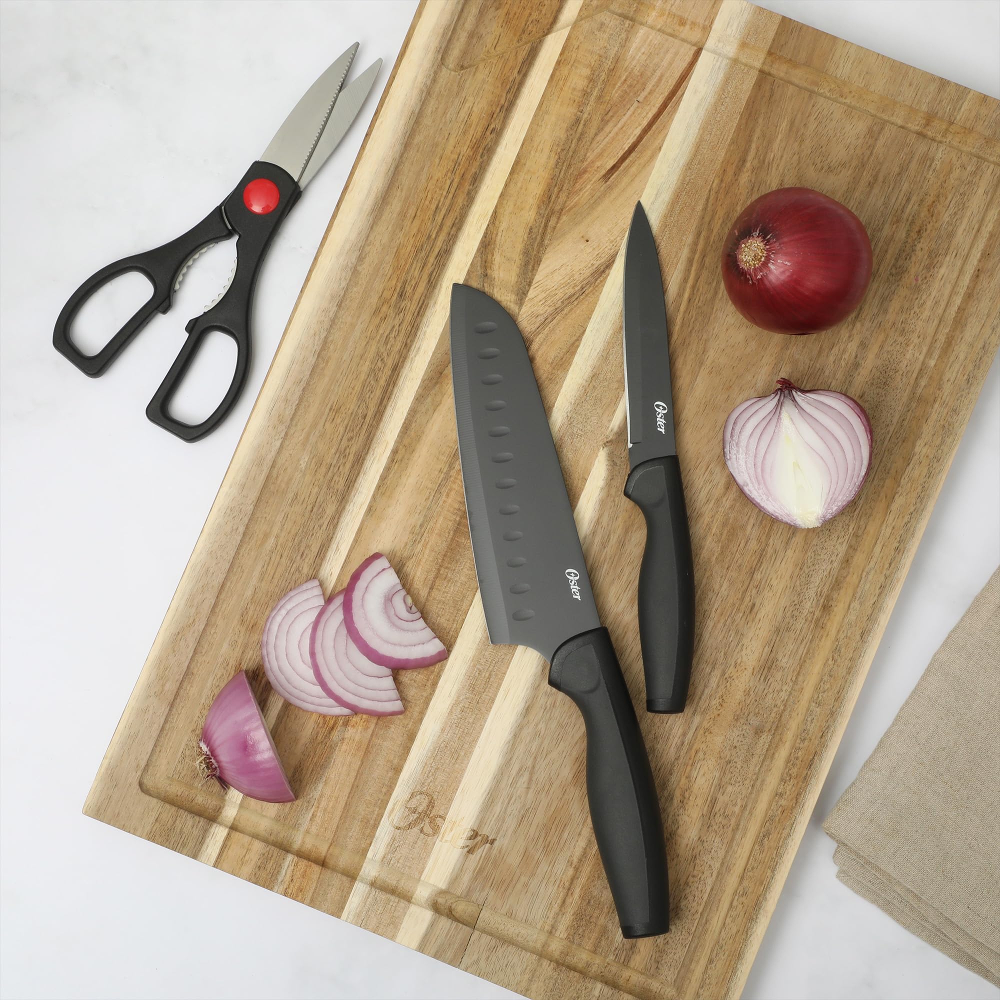 Amazon.com: Oster Slicecraft 14 Piece High Carbon Stainless Steel