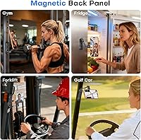 Vista 4 de OMOTON TP03 [Ultradelgado] para trípode MagSafe, trípode magnético giratorio de 360° para iPhone 17/16/15 Pro Max Air, soporte plegable