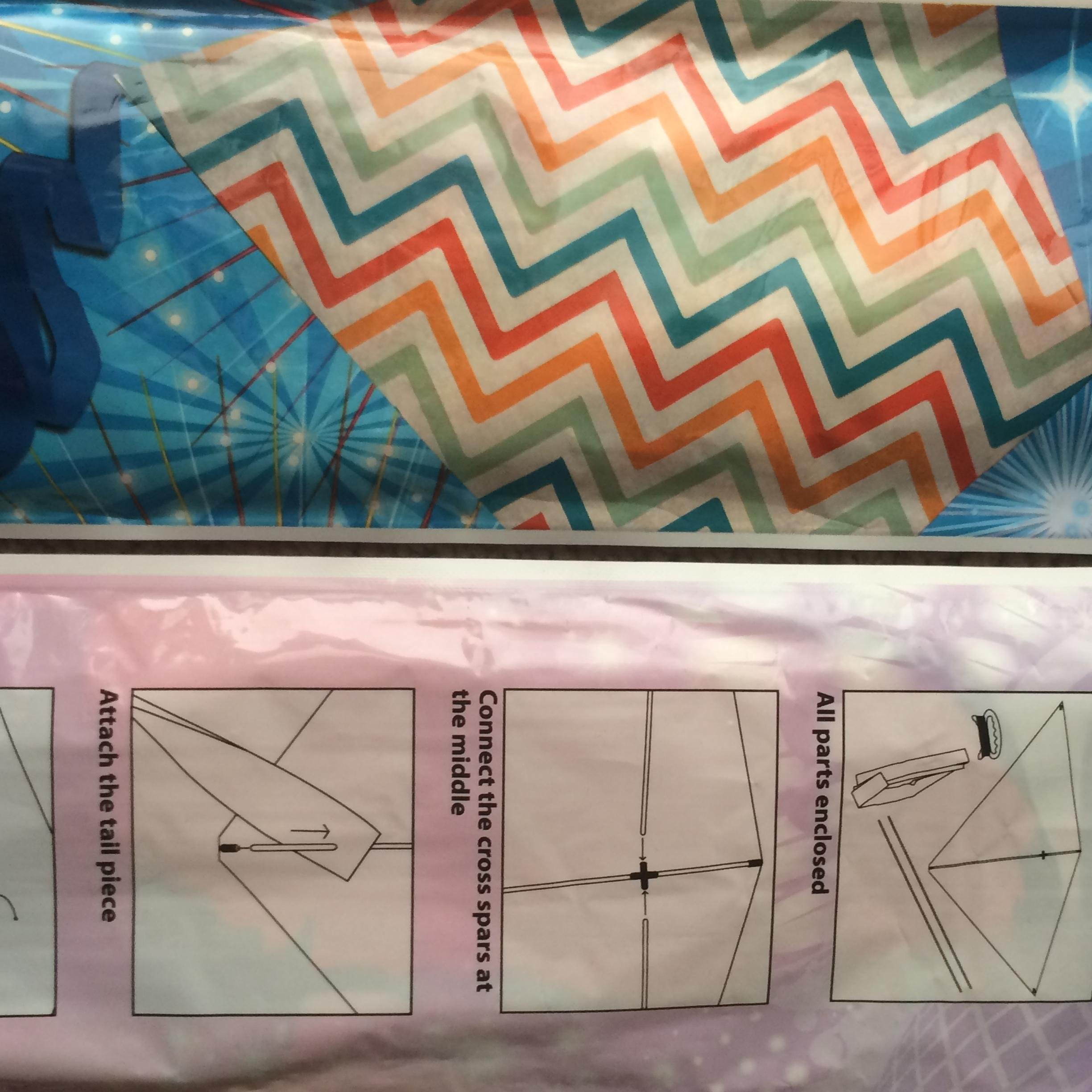 Brainstorm Elliot 2180954 Children's Kite Skyfoil Kites – Rainbow Stripes