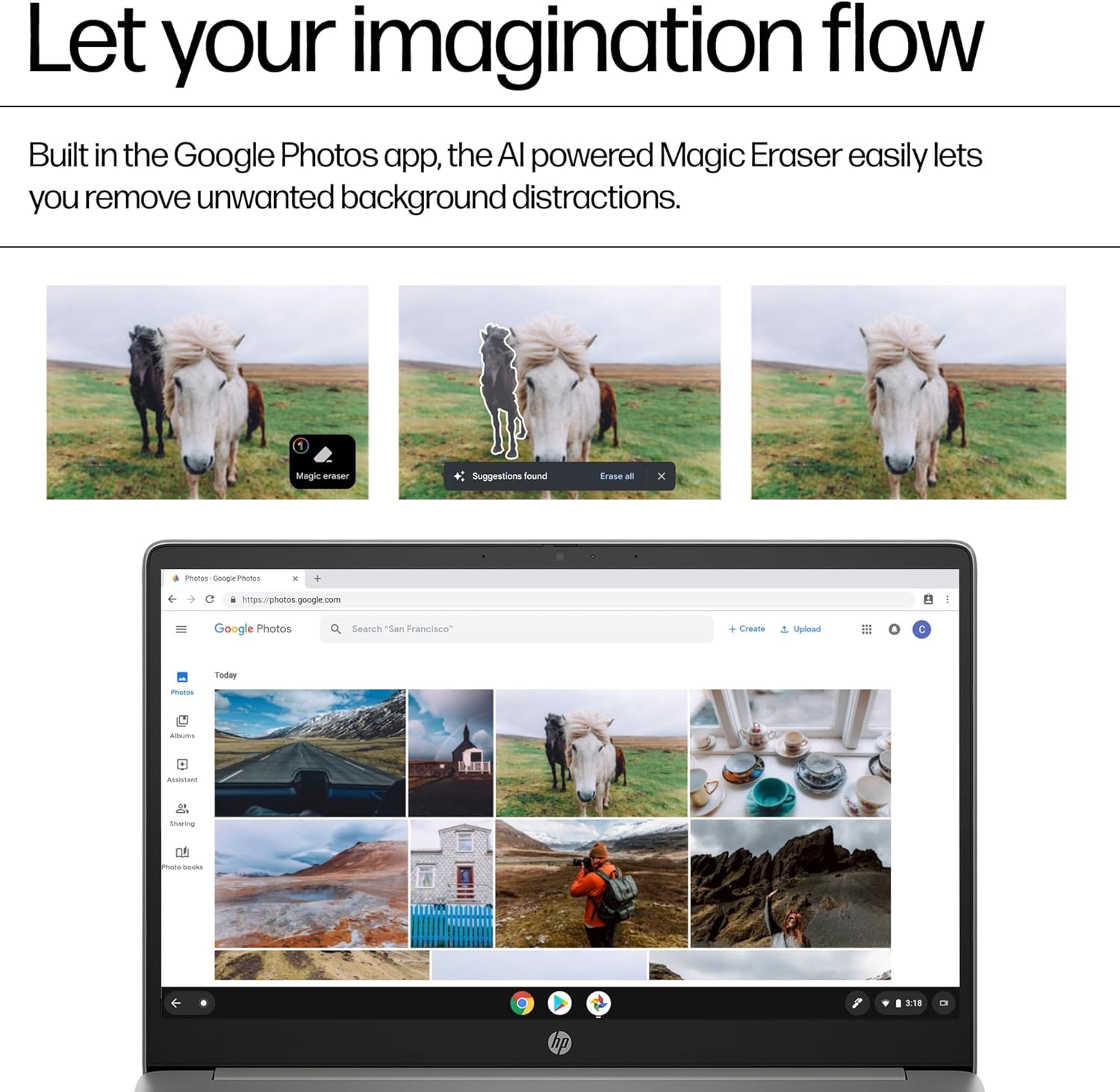 HP Chromebook 15.6" | Intel N100 Processor | 4 GB RAM | 128 GB Flash Storage | Intel UHD Graphics | HD Display | Up to 11.5 Hours Battery | Chrome OS | Dual Speakers | Mineral Silver | 15a-nb0005sa — image 5