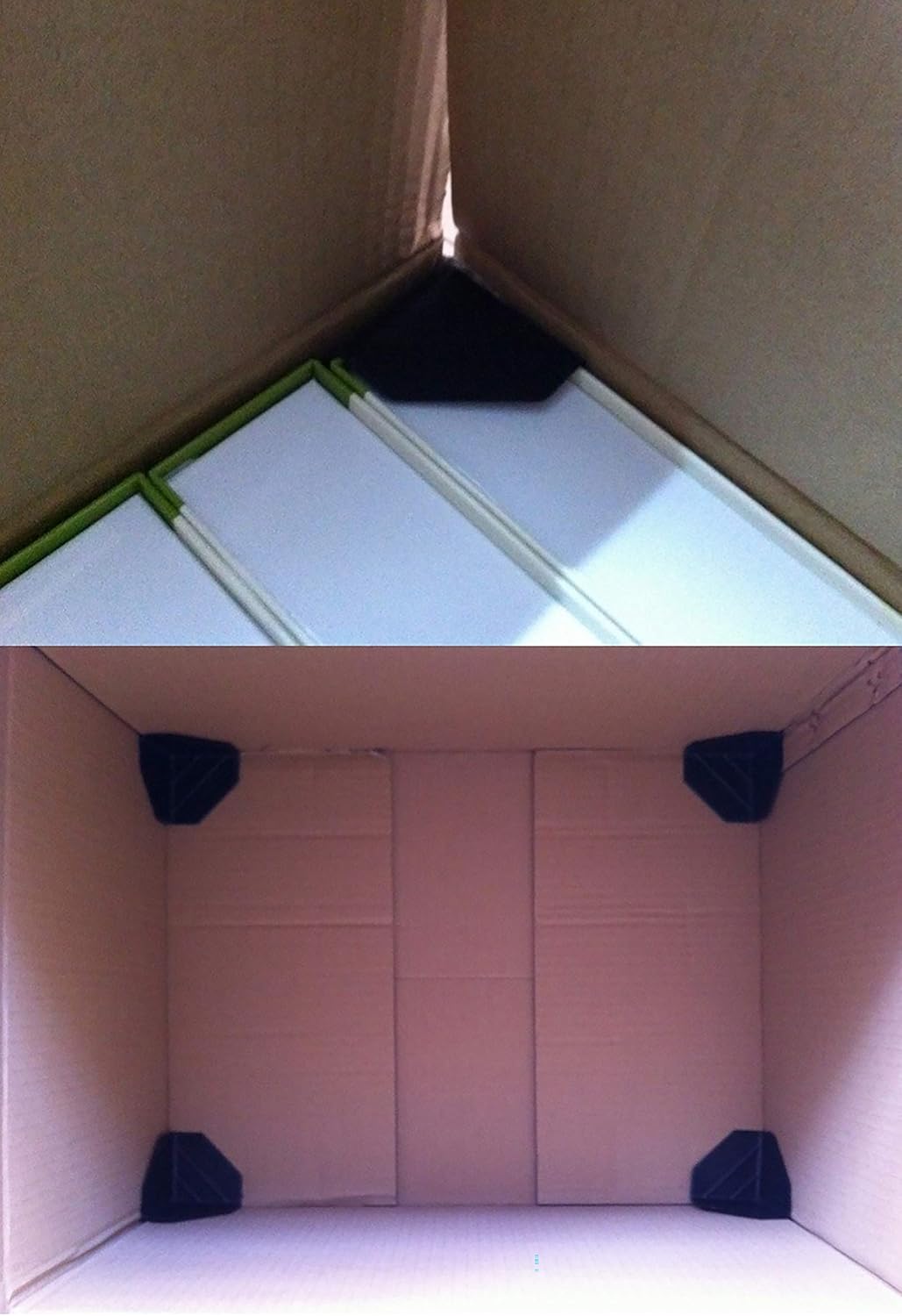 Shipping Box Corner Protectors Plastic Packaging Edge Protectors for Box Shipping 50 Pcs : Everything Else