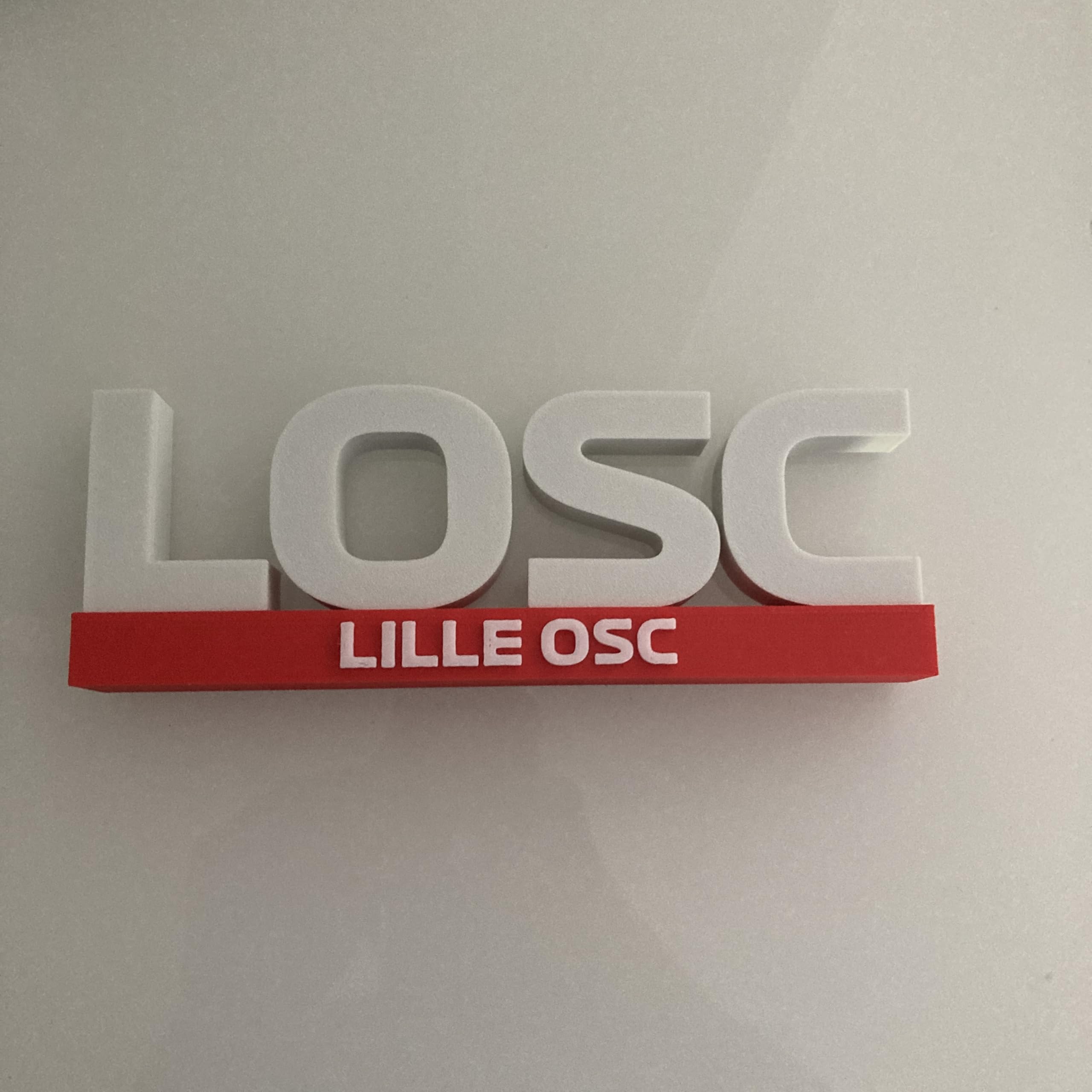 Logo décoratif Foot LOSC Lille