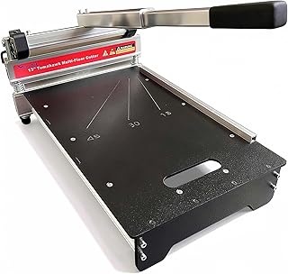 13" Heavy Duty Pro Laminate/Vinyl Floor Cutter for Engineered floor, Laminate, H/MDF, LVP/T, VCT, SPC, WPC, PVC, Siding and More; Up to11/16" (17mm) thk; Super Powerful Cutter!