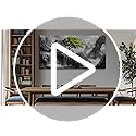 ERQINHUA Large Canvas Wall Art For Living Room Large Wall Decor For Bedroom Office Black And White Wall Painting Decor Green Tree Landscape Picture Artwork Modern Home Decor Ready To Hang 30"X60"