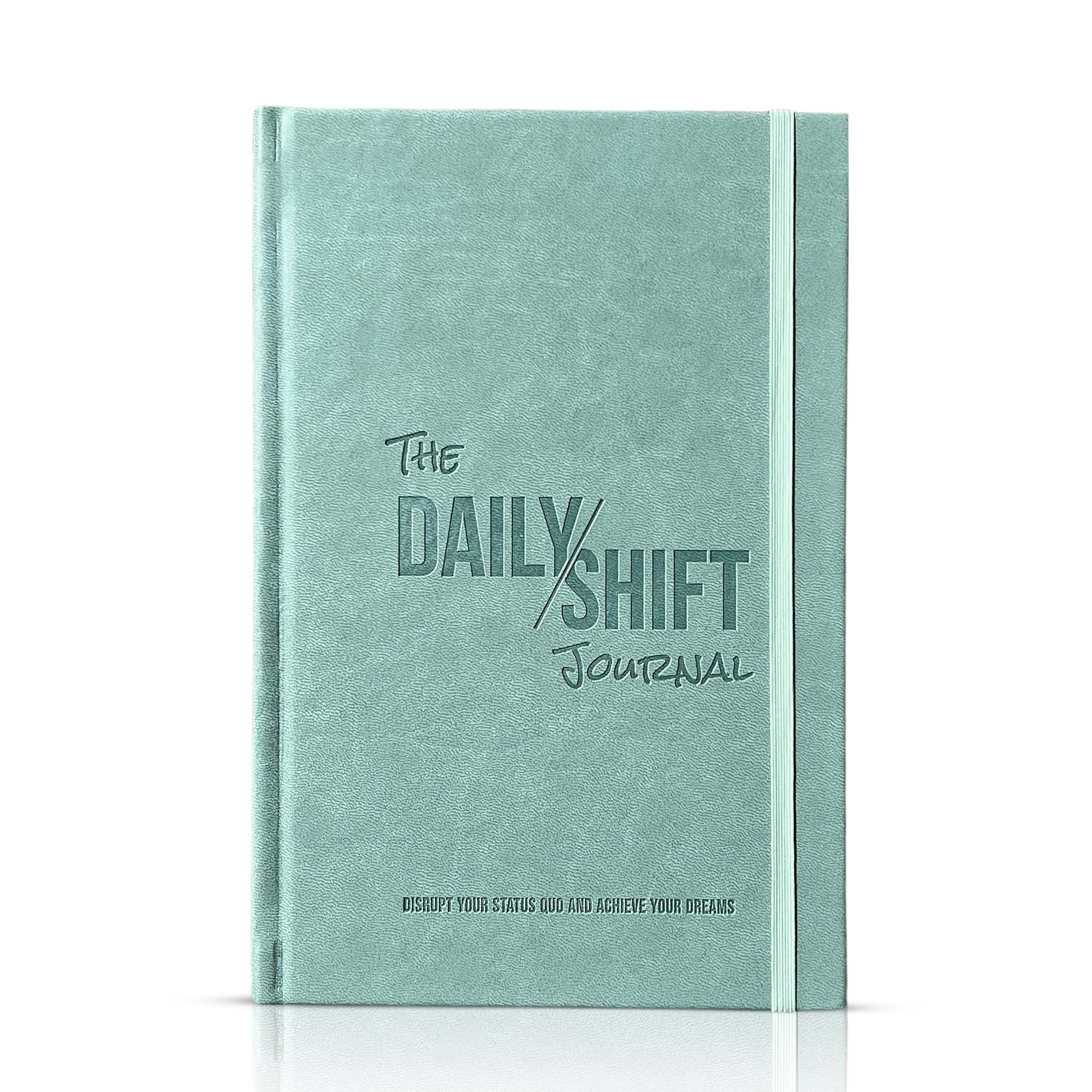 The Behavior Shift Daily Shift Goal Journal - Guided Journal for Goals, Productivity, Mindfulness & Self Care - Wellness Planner with Prompts for Men