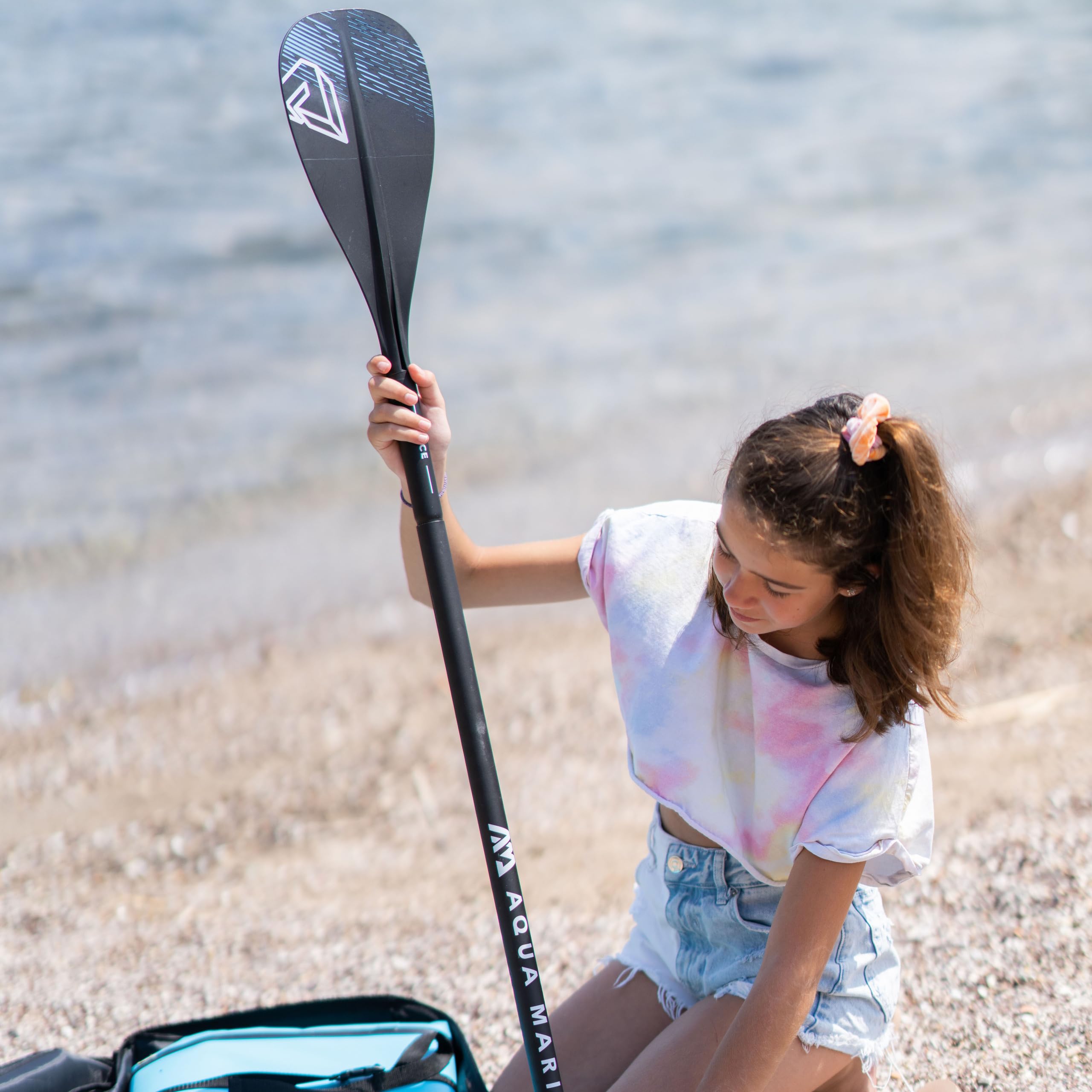 Aqua Marina Ace, Paddle in Alluminio, Multicolore, U, Bambini