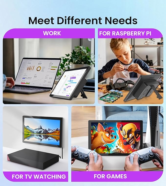 Monitor Táctil Portátil de 10.1 Pulgadas HD IPS miniatura 7