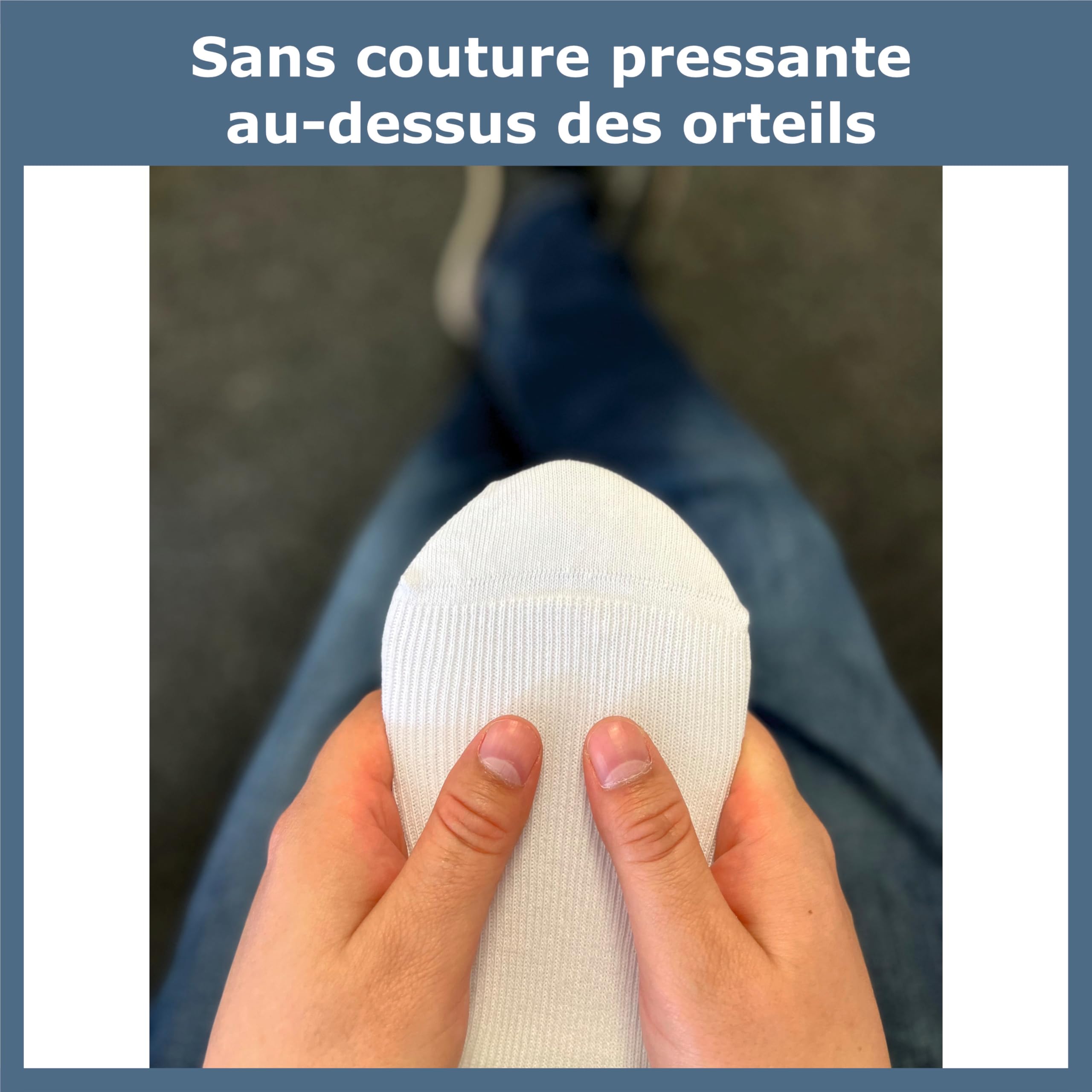 GAWILO Chausettes de contention pour femmes et hommes | 4 paires | Mi-bas pour voyages et vols en coton respirant