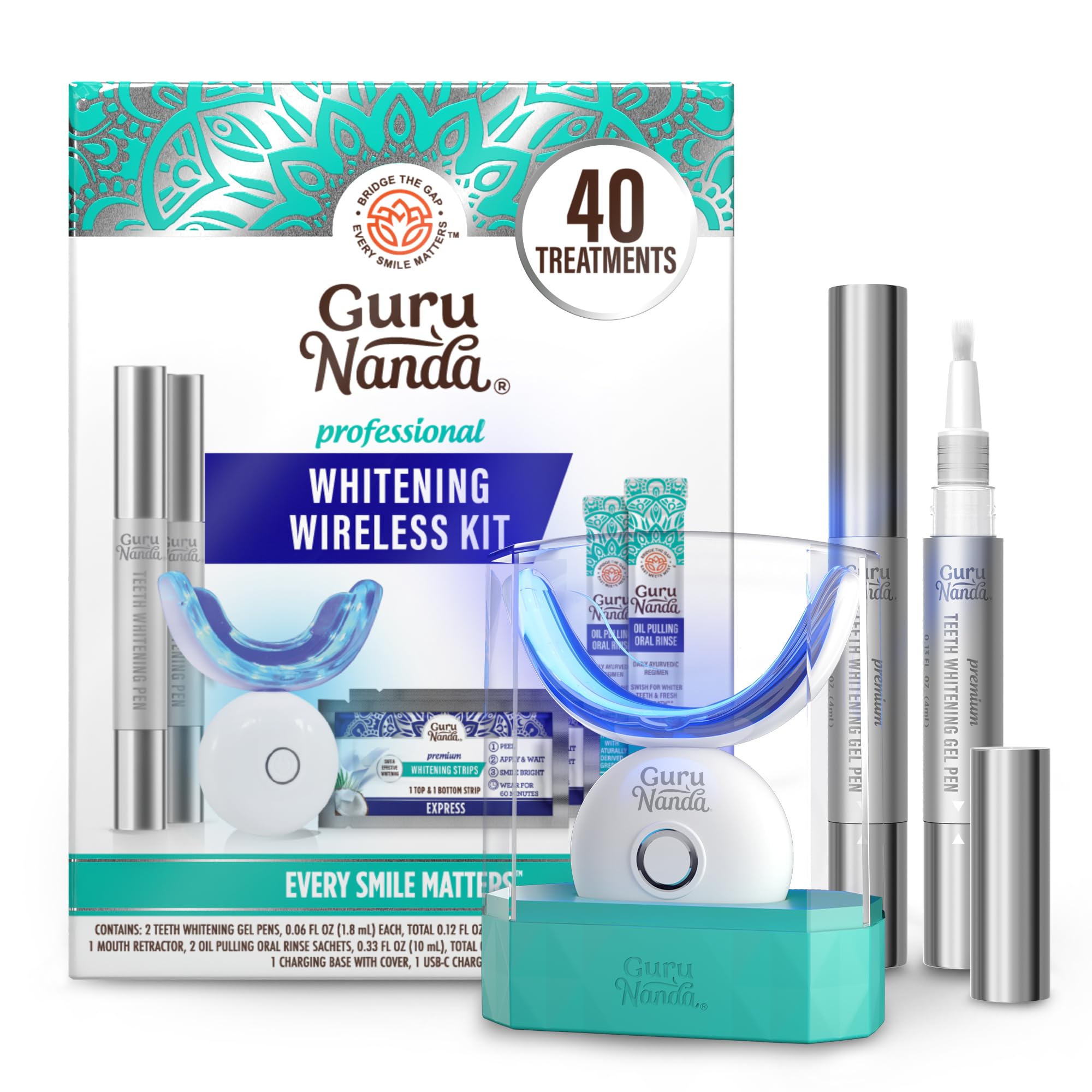 GuruNanda Teeth Whitening Kit