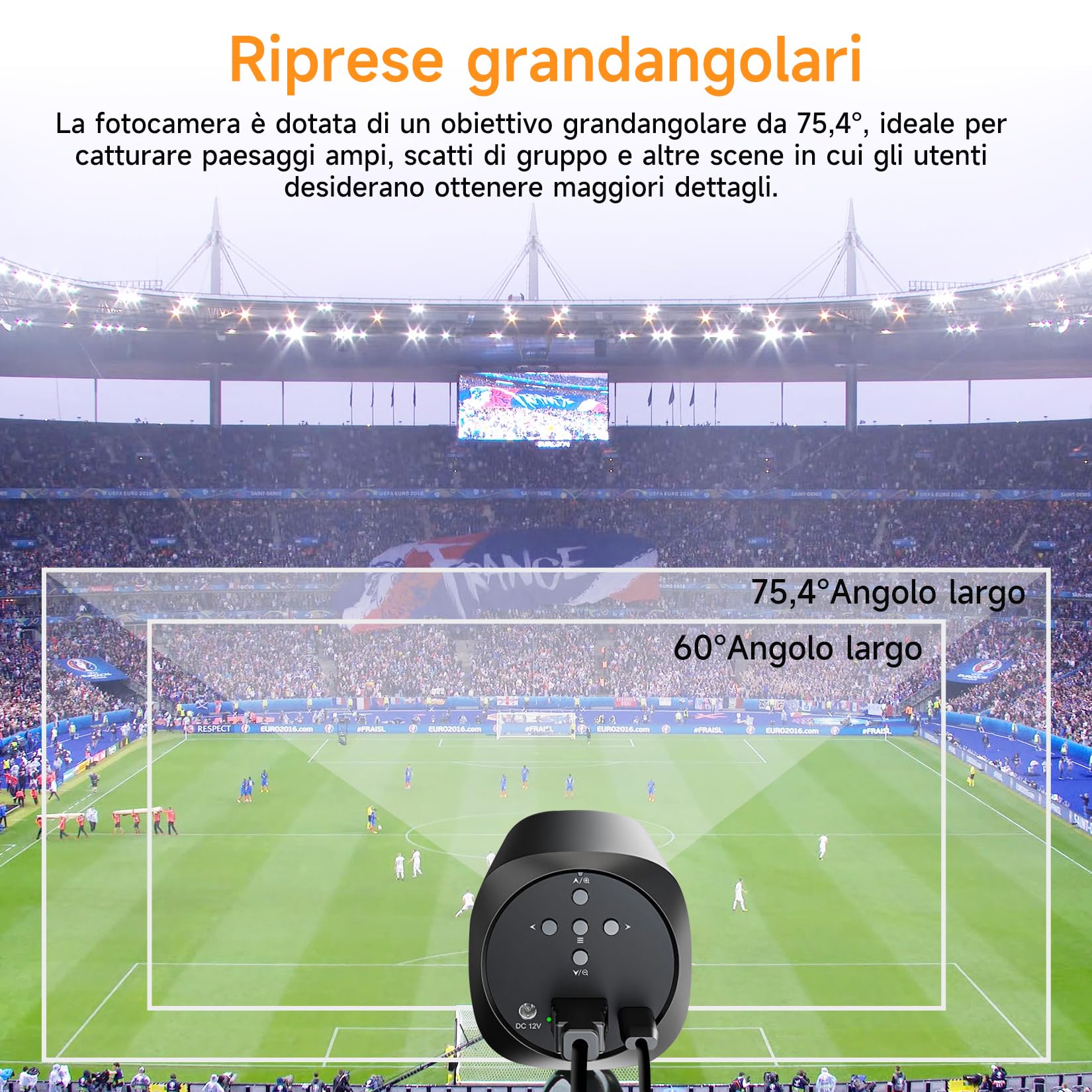 AVMATRIX Live Stream Camera T10, Zoom 10X TOF Autofocus Streaming Webcam per Youtube Twitch Facebook, Full 1080p HD 60fps, Streaming in Tempo Reale Media Landscape e Portrait Camera